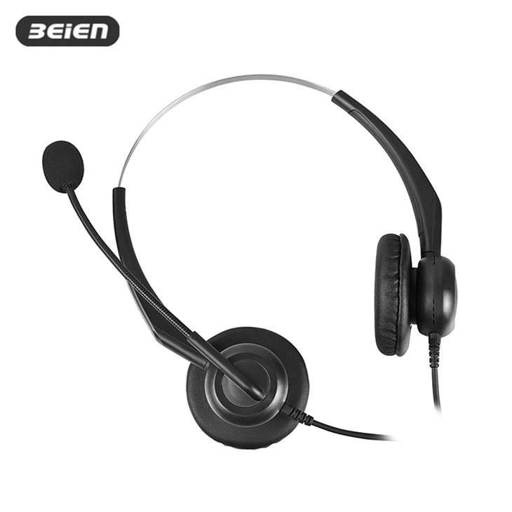 Usb C Wired Call Center Headset With Mic