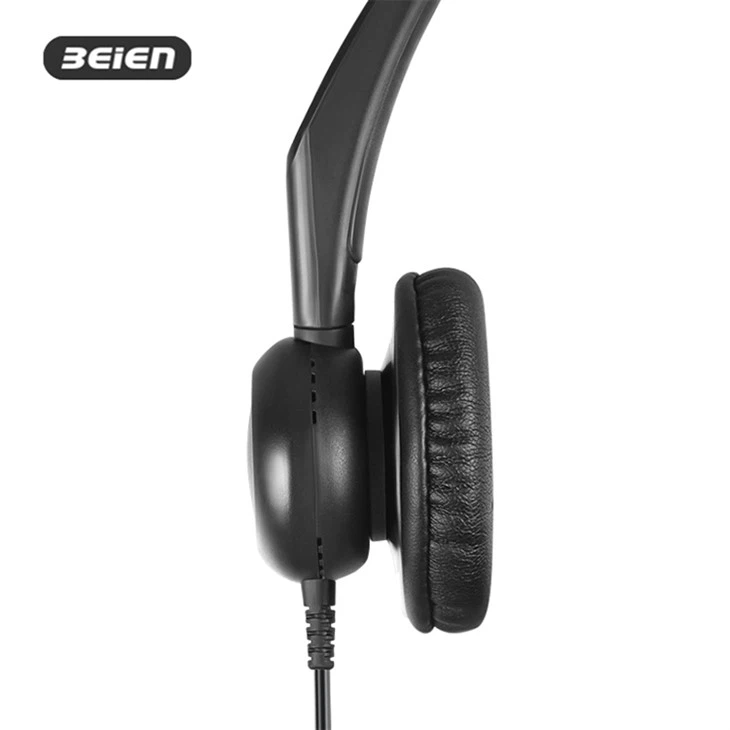 Usb C Wired Call Center Headset With Mic