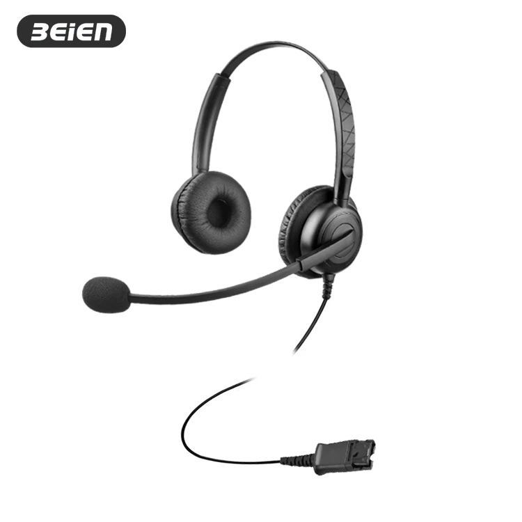 Dual QD Headset For Call Center